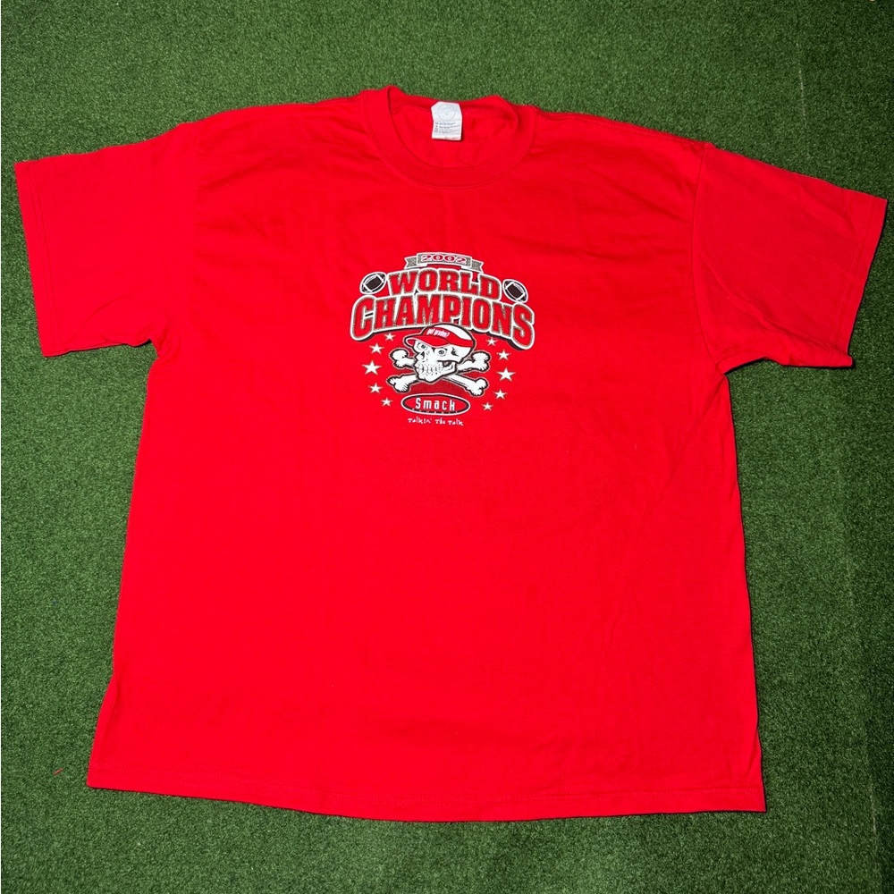 Vintage Y2K World Champions Smack Talk Chucky Rules Grunge Punk XL T Shirt